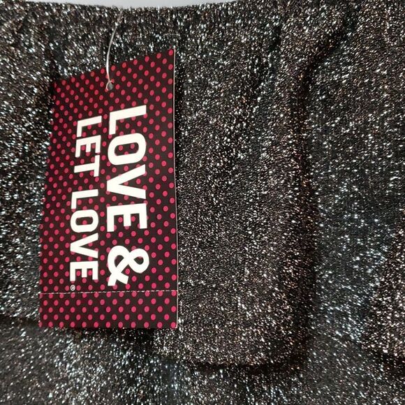 🌹NWT Boho Love and Let Love Sliver Sparkeling Romper sz M 10/12 - Picture 6 of 6